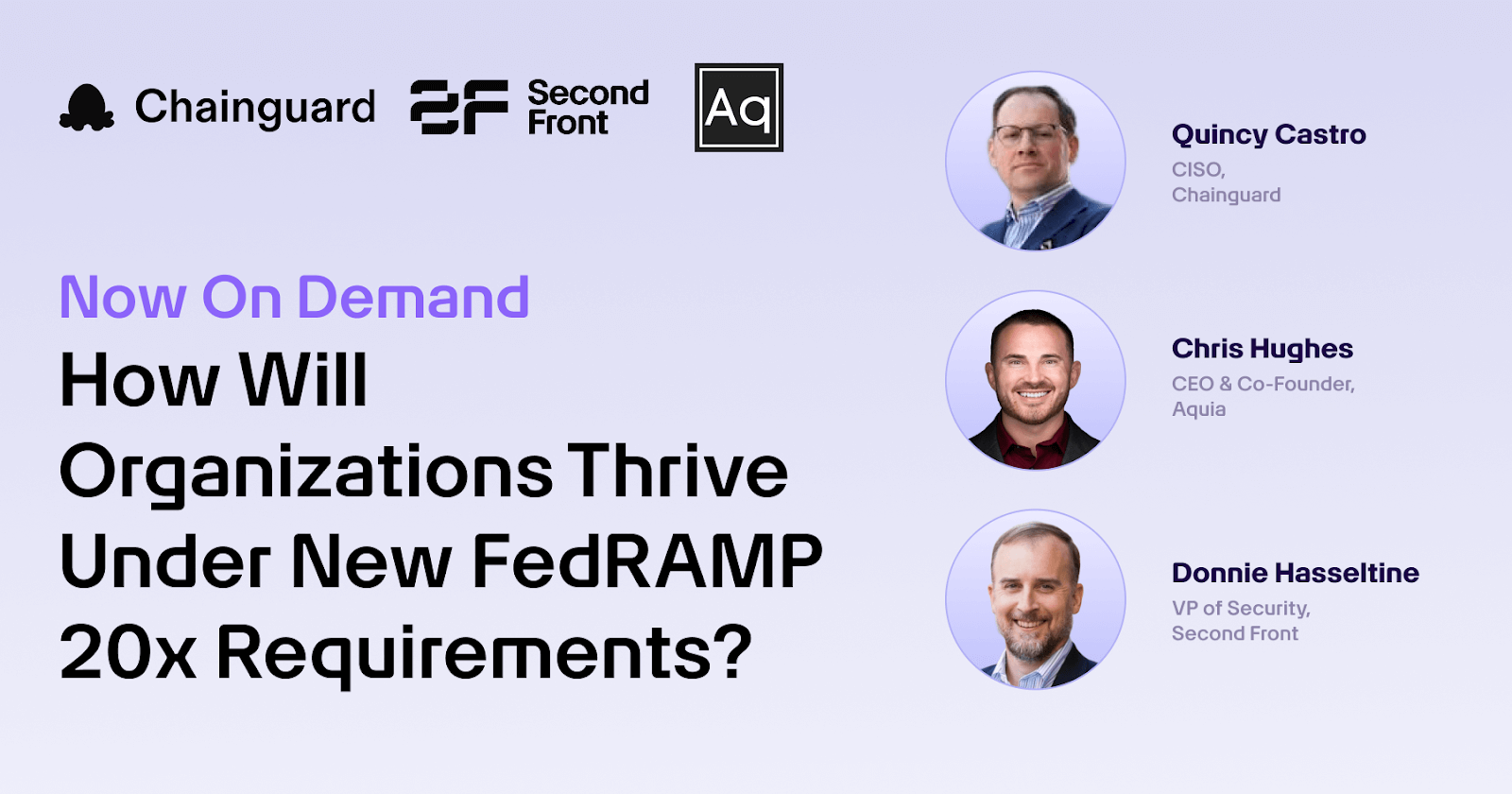 FedRAMP 20x Webinar cover image
